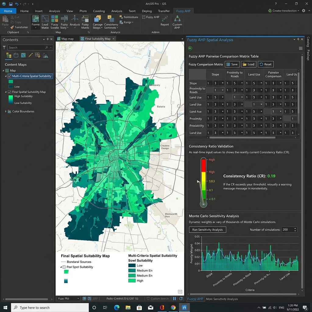 AHP FAHP analyzer add-in